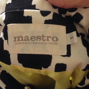maestro Jackets & Coats - Maestro Black & White Button Vintage Crop Jacket maestro Jackets & Coats - Maestro Black & White Button Vintage Crop Jacket